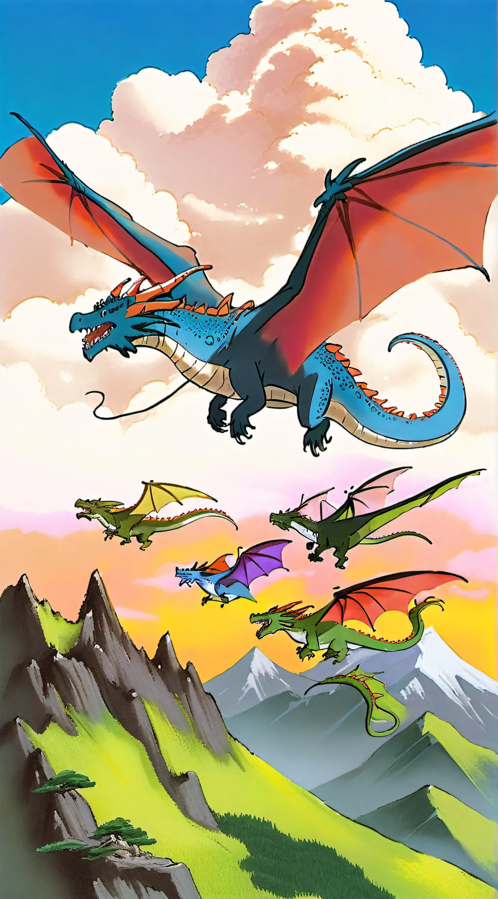 ai character: jade mountain  background