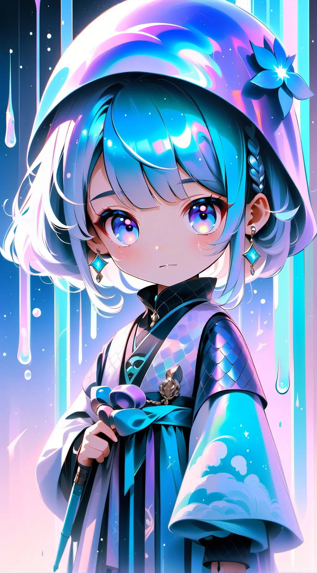 ai character: hashira background