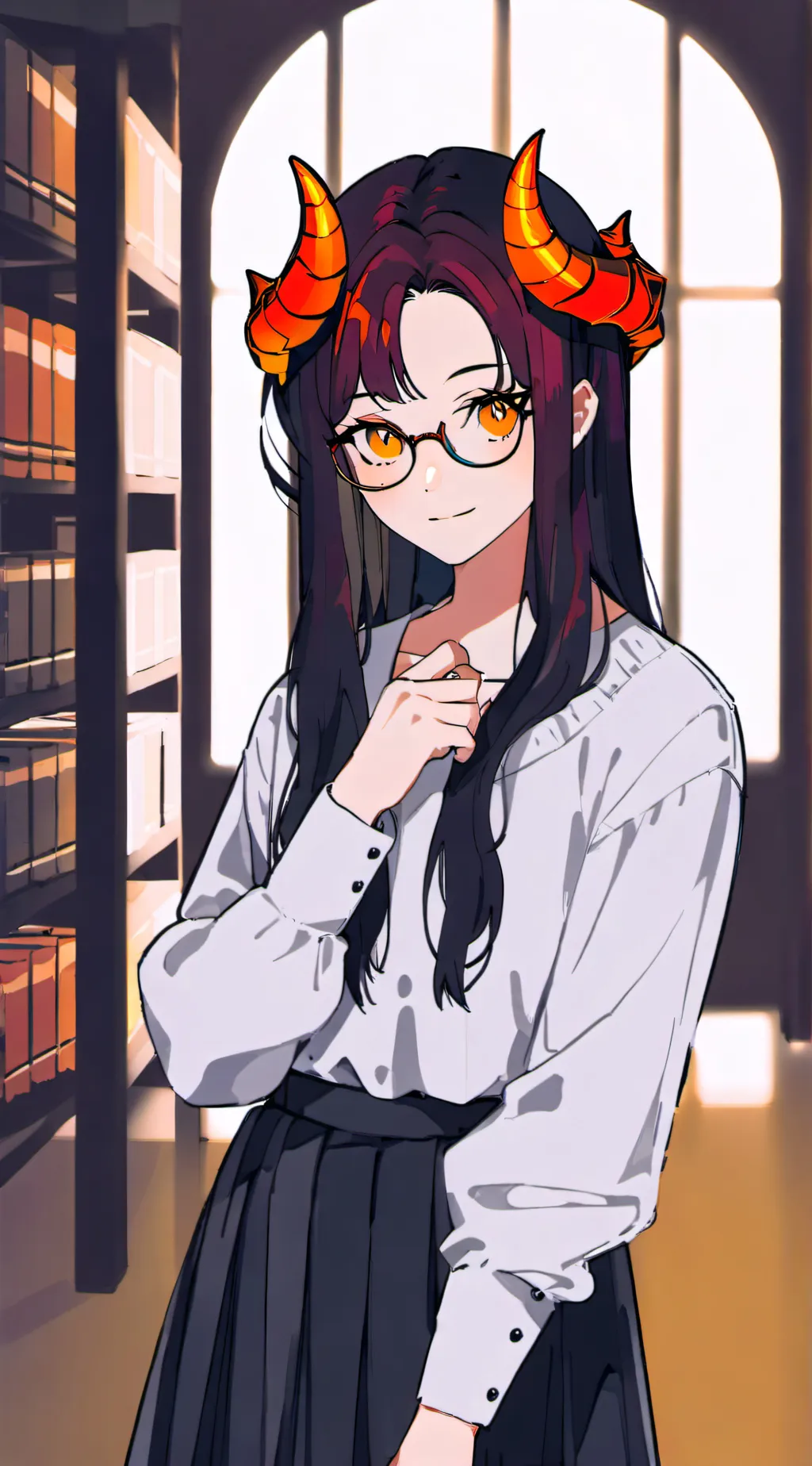 ai character: Cora Belaphagor  background