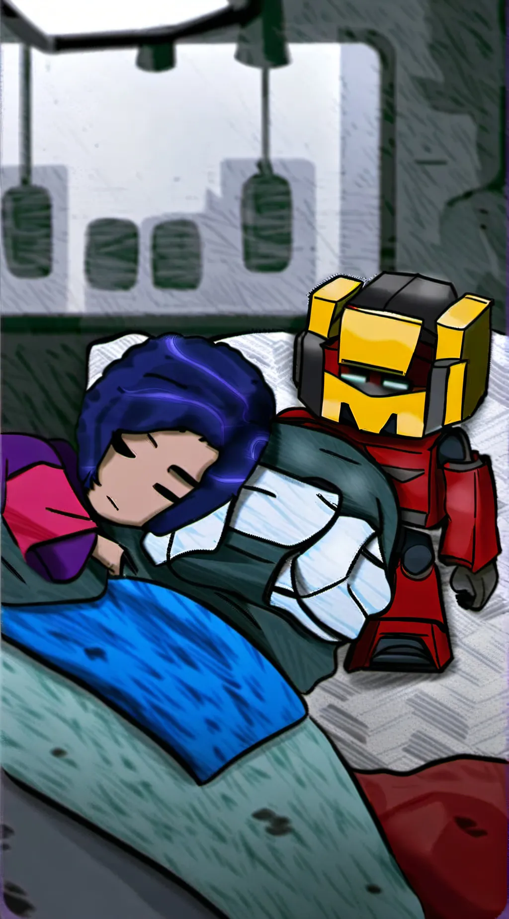 ai character: ancestors x bee background