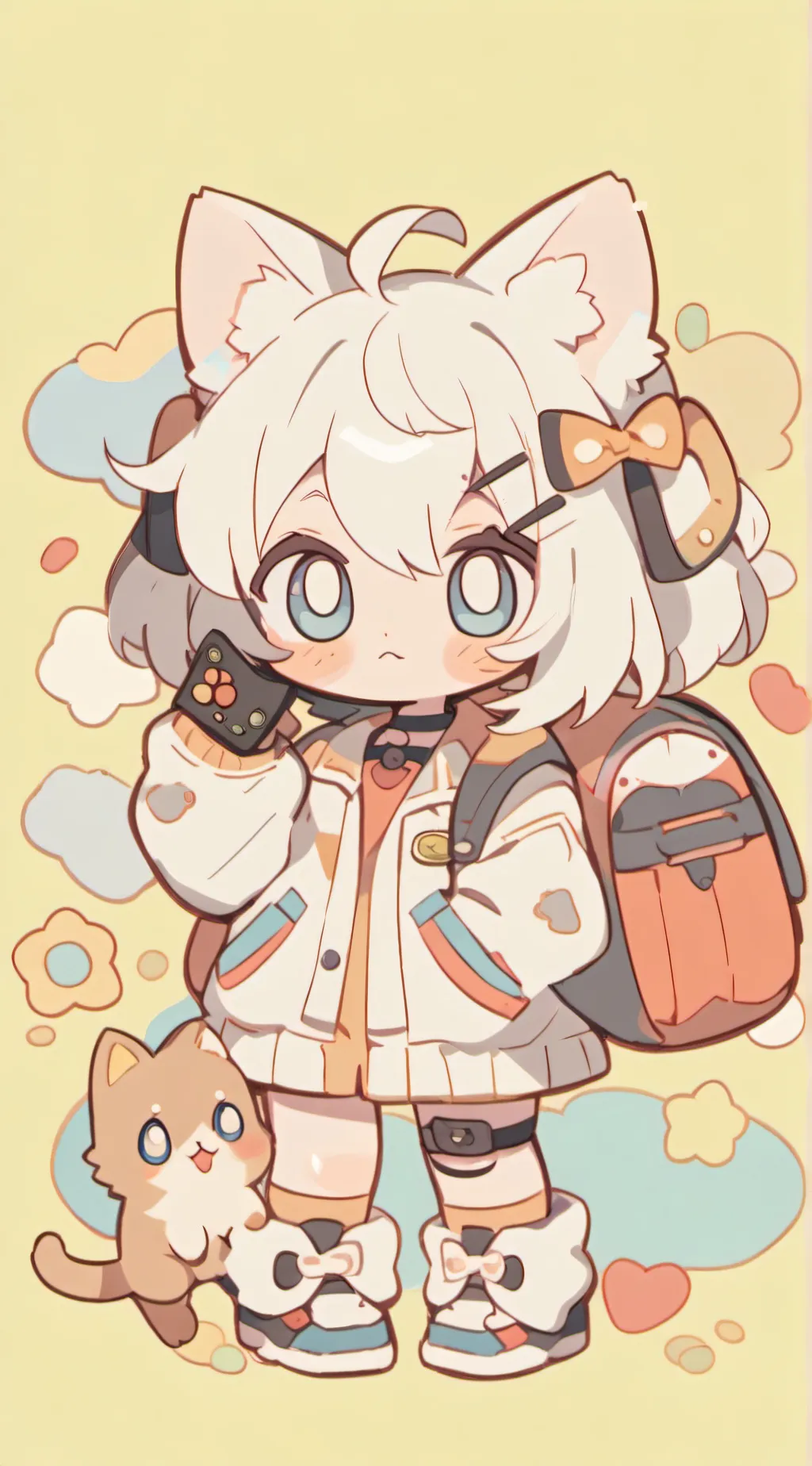 ai character: kitty background