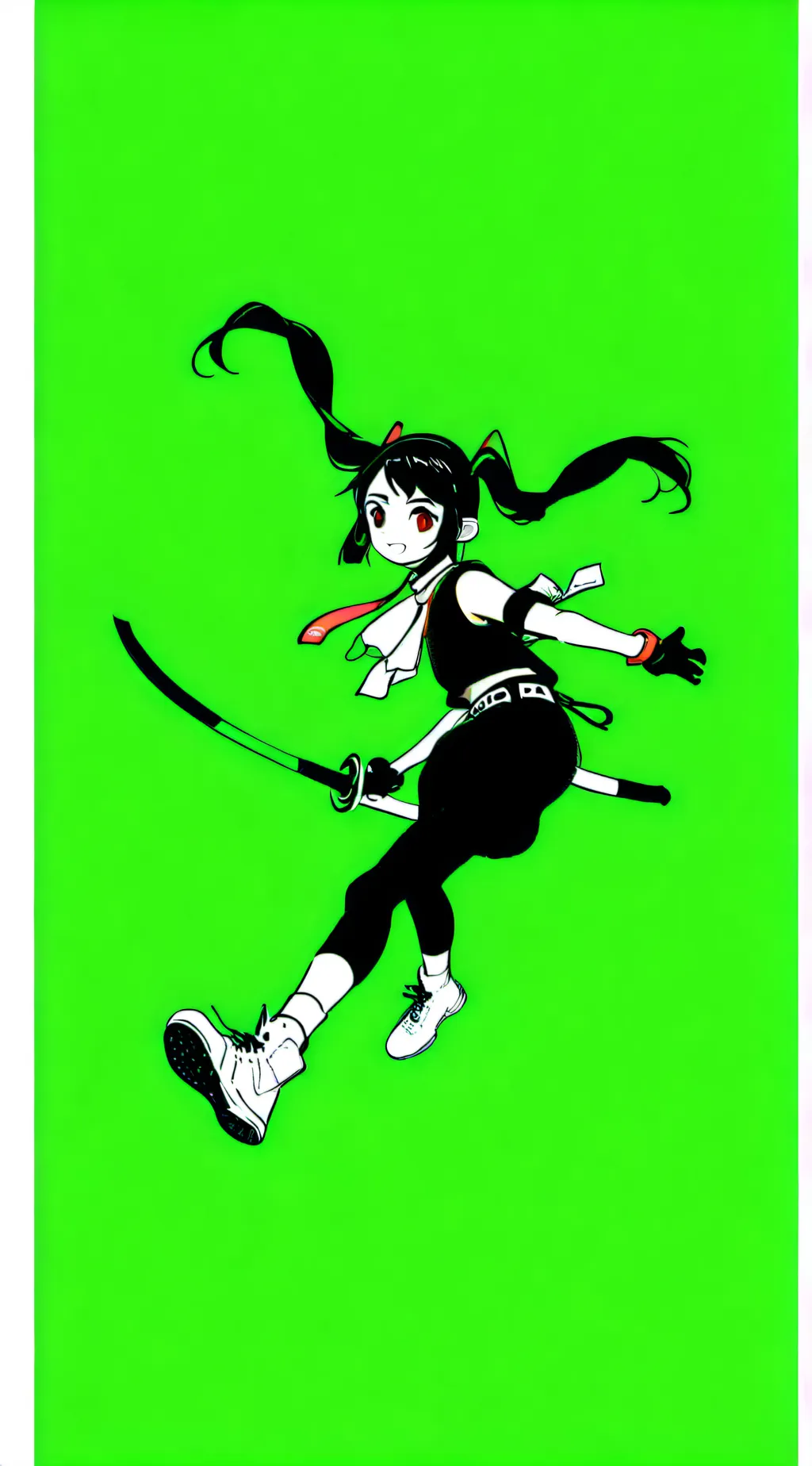 ai character: Hashira  background