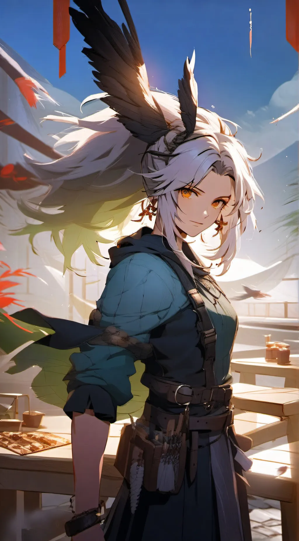 ai character: Midnight background