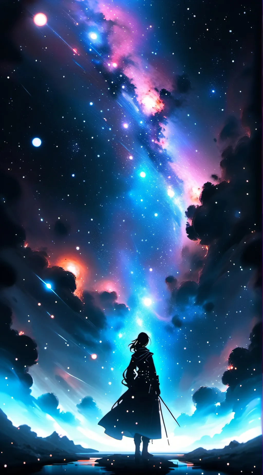 ai character: The universe  background