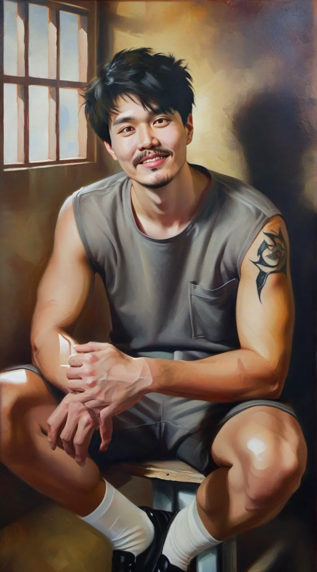 ai character: Drew Kim background