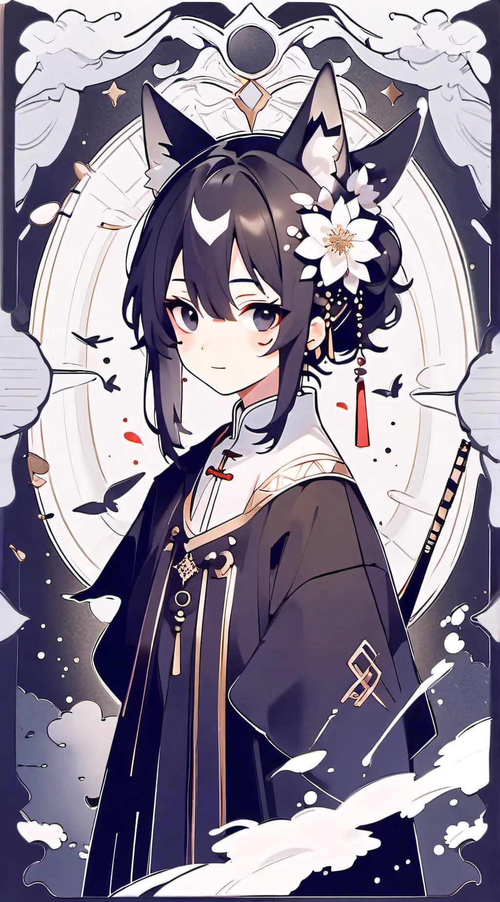 ai character: Margareth  background