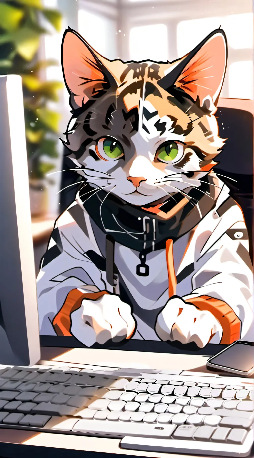 ai character: MikMedia background