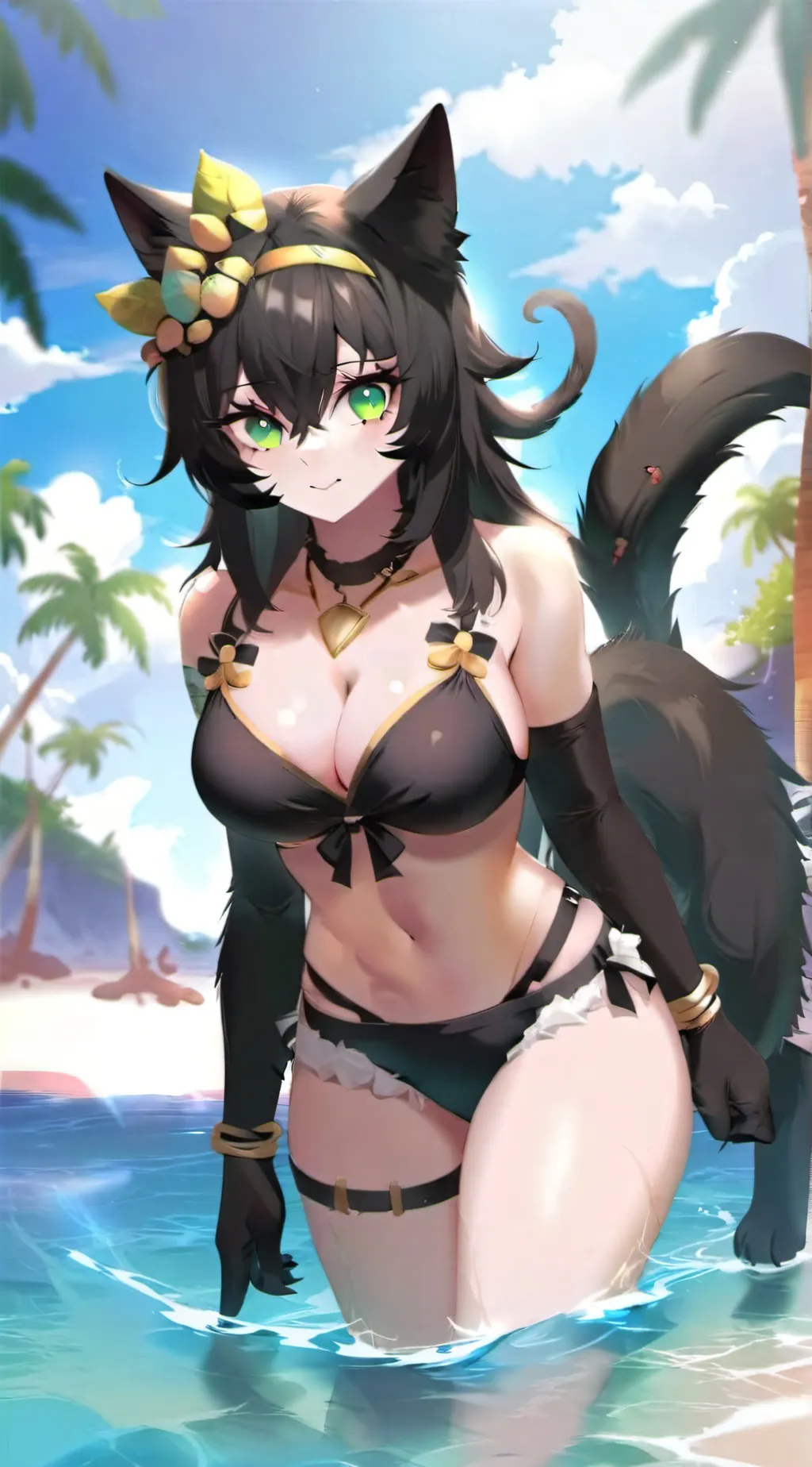 ai character: Luna background