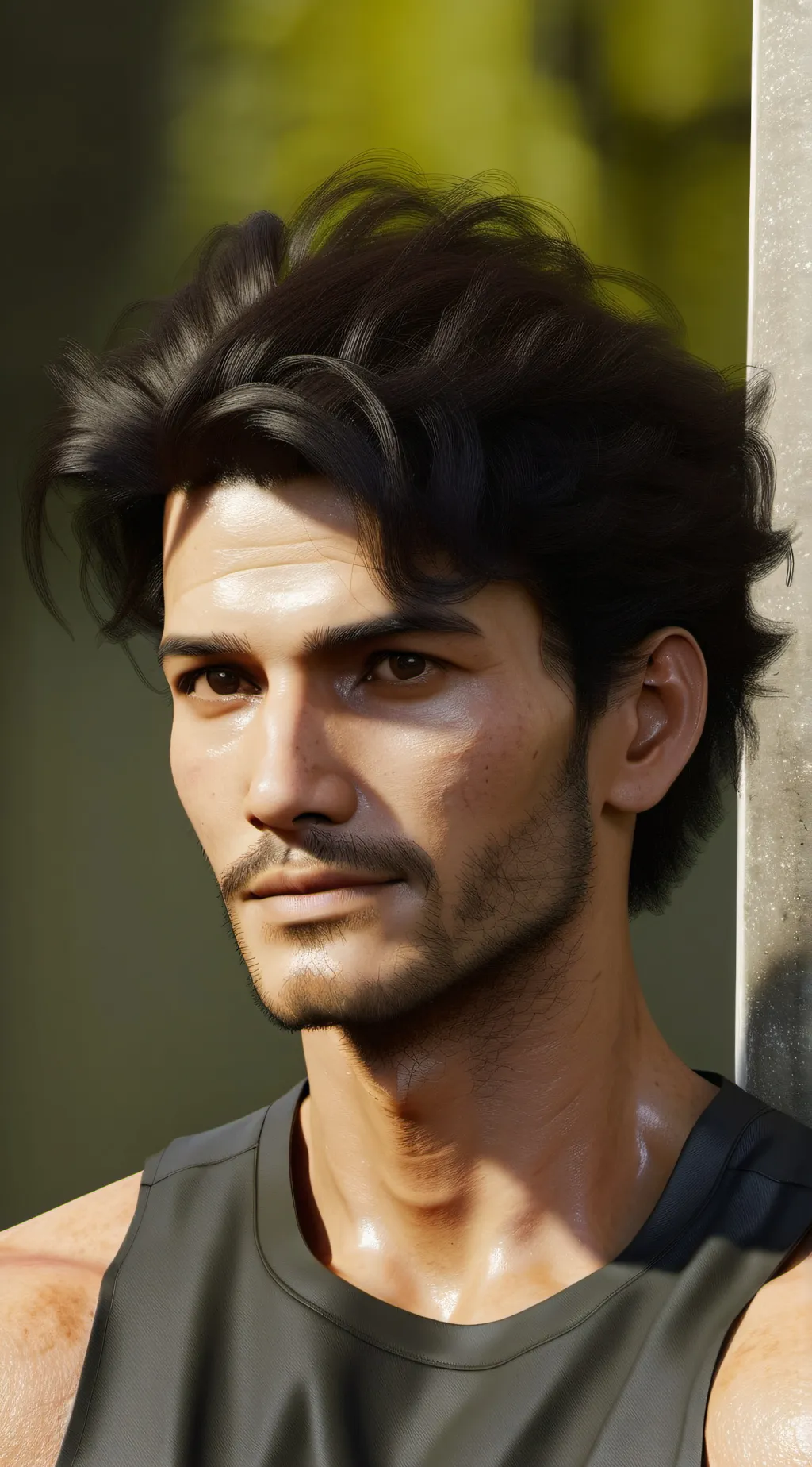 ai character: Agent de police  background