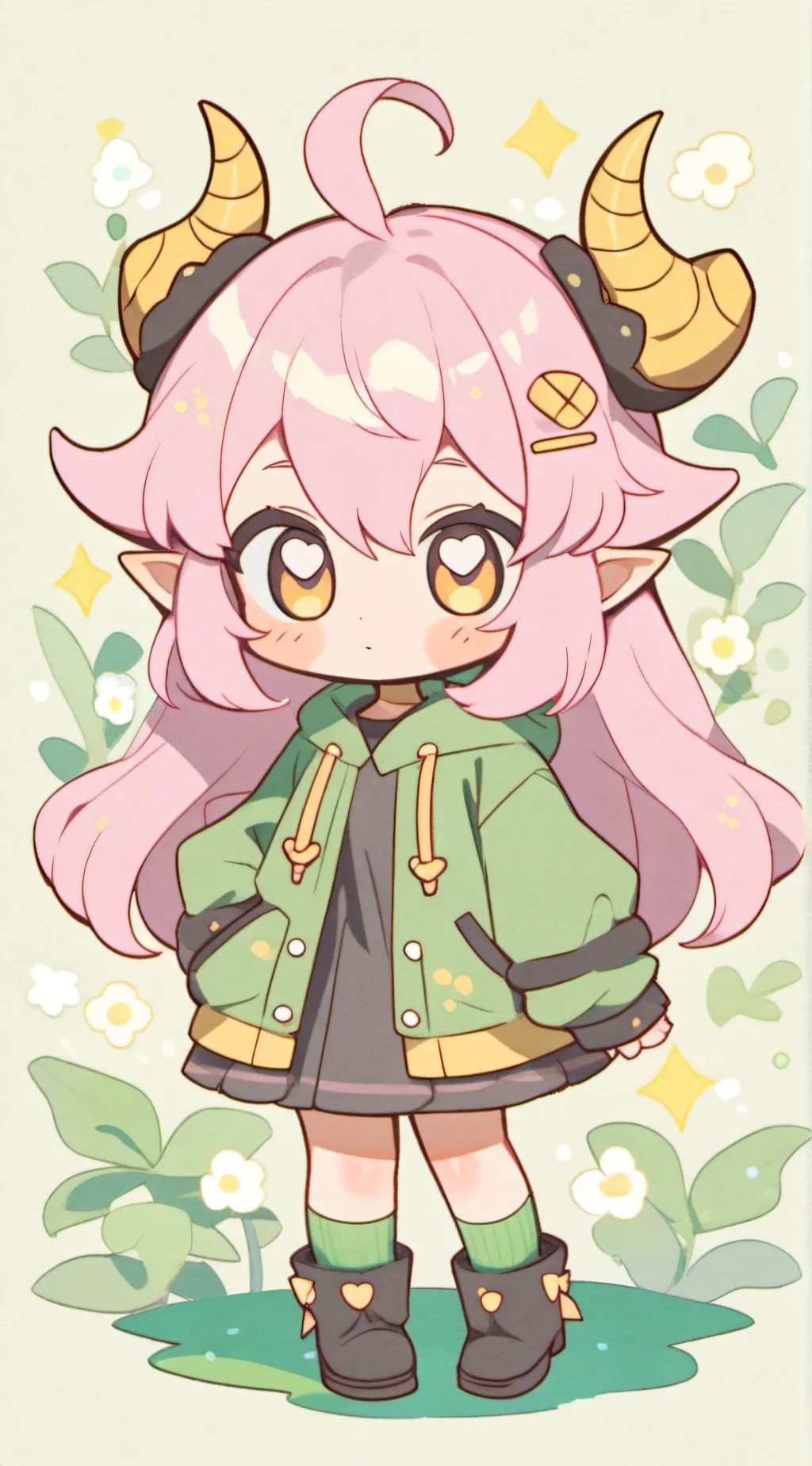 ai character: ~kny meet..you!?~ background