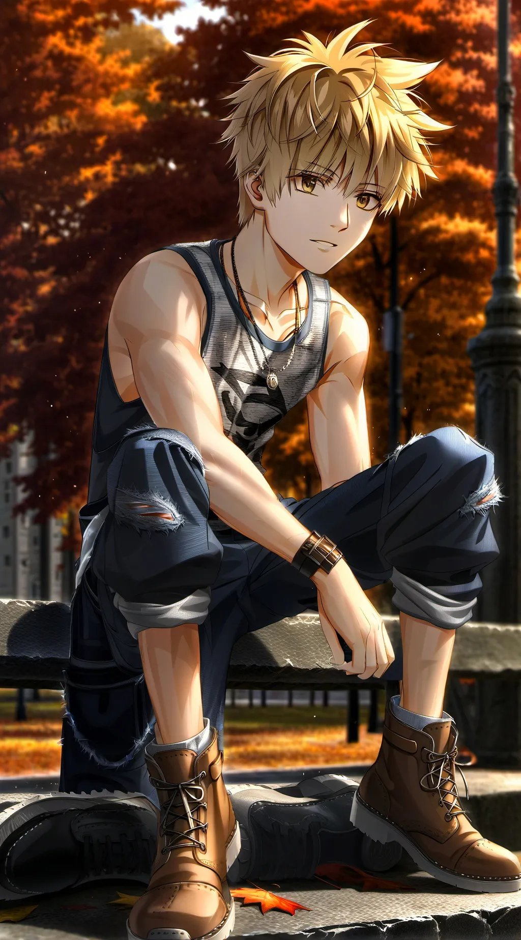 ai character: Bakugo background