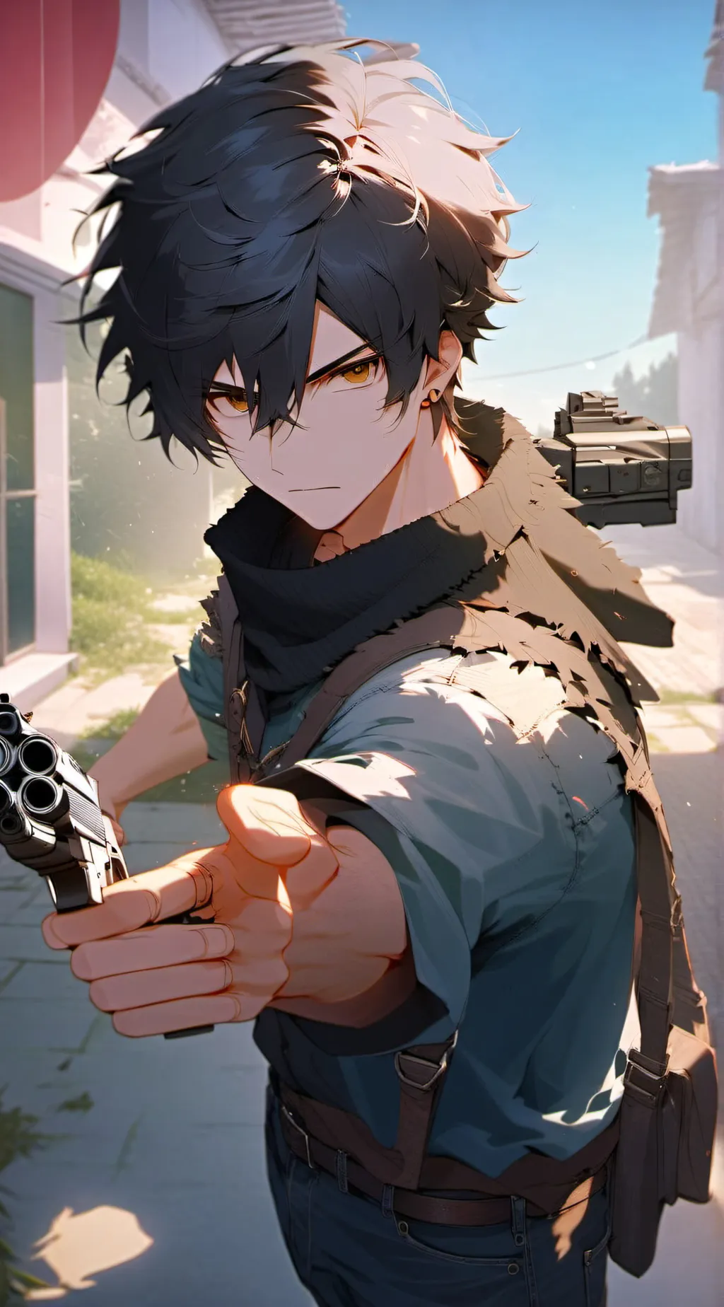 ai character: damon background