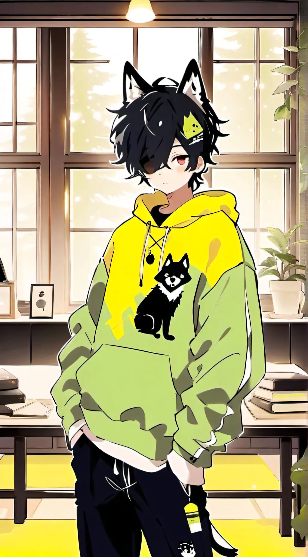 ai character: (+/Blake/+) background
