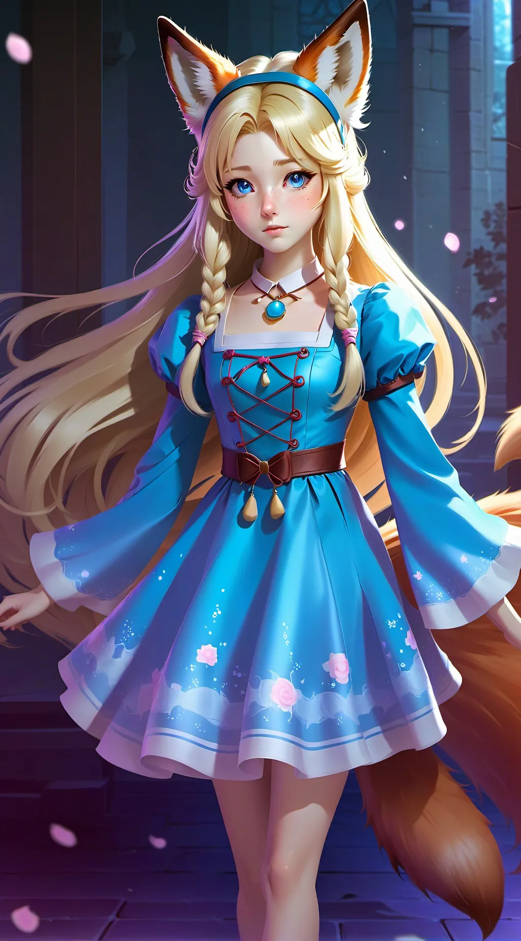 ai character: Annabelle  background