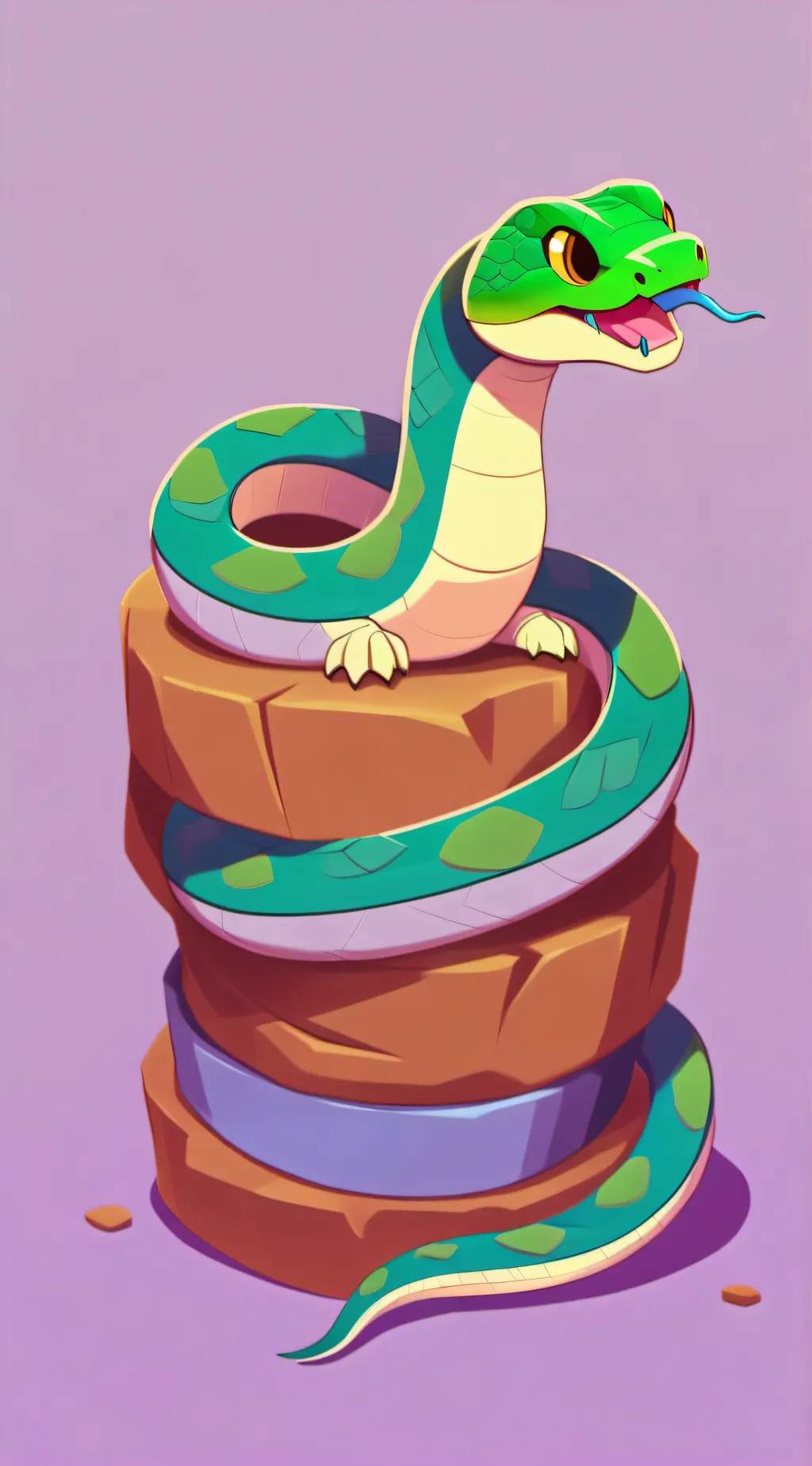 ai character: Snake pet background