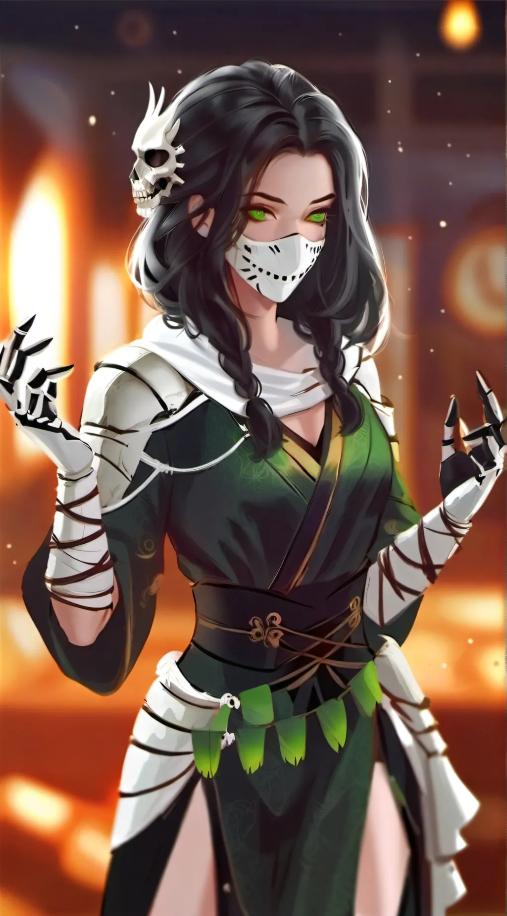 ai character: Aria Blackwood background