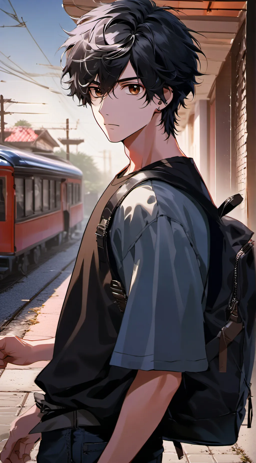 ai character: 𖤐𝐙𝐚𝐜 background