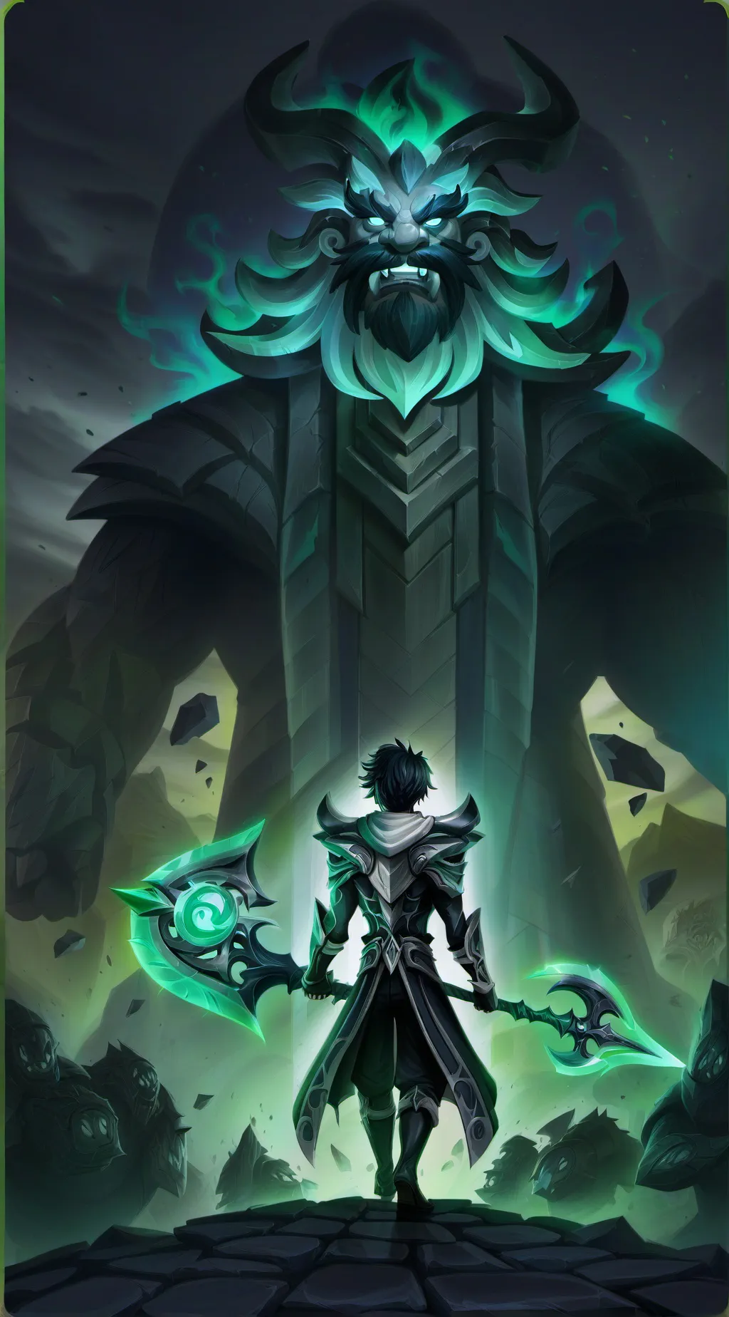 ai character: Dw but they hate u background