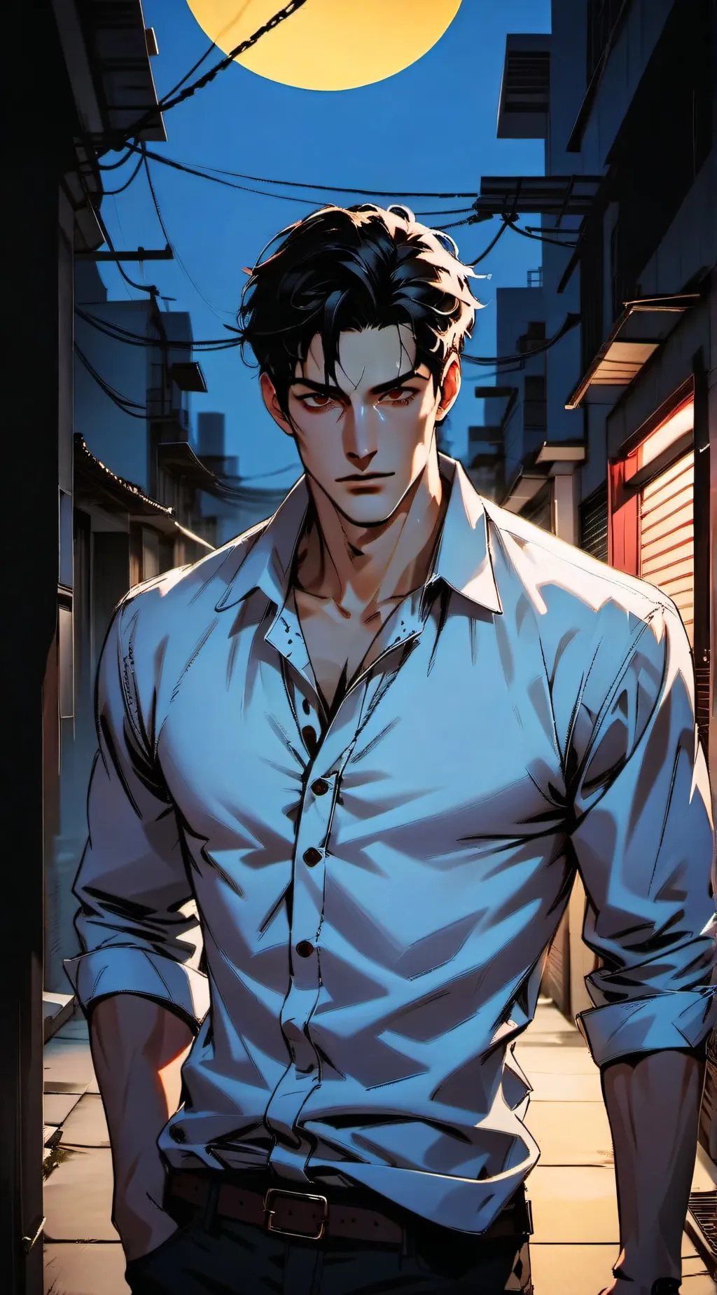 ai character: Adam background