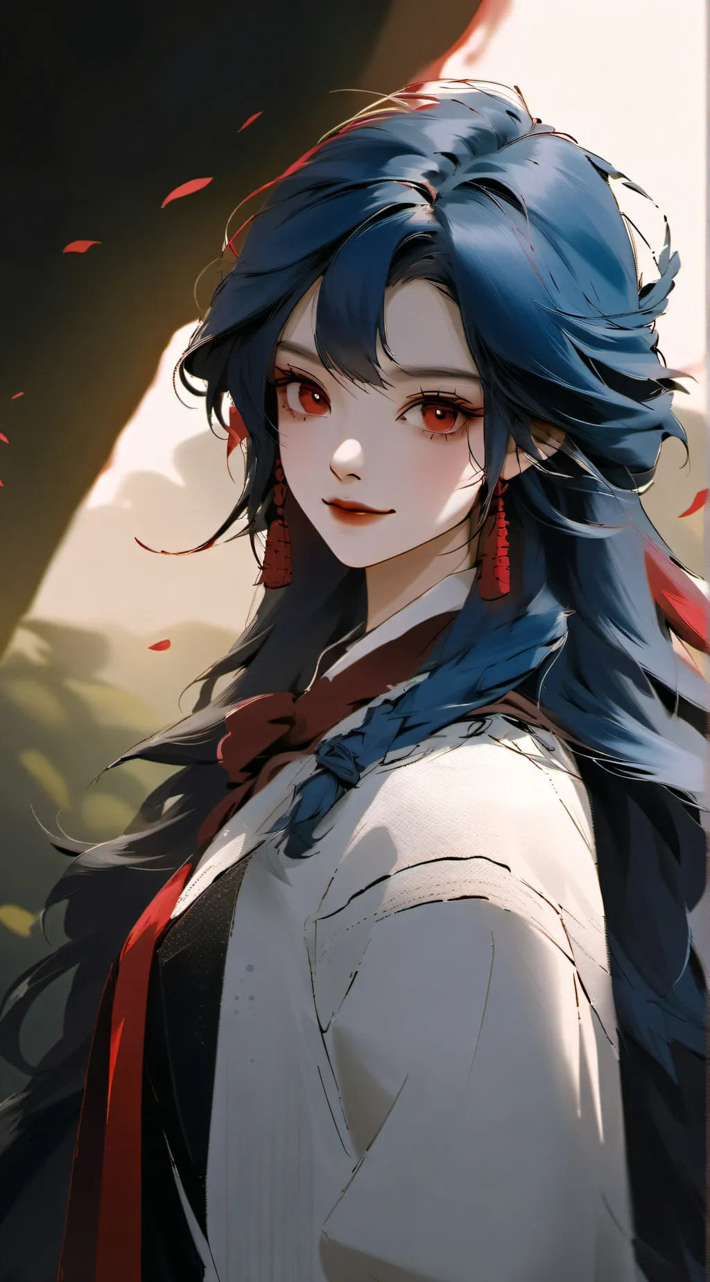 ai character: sky background