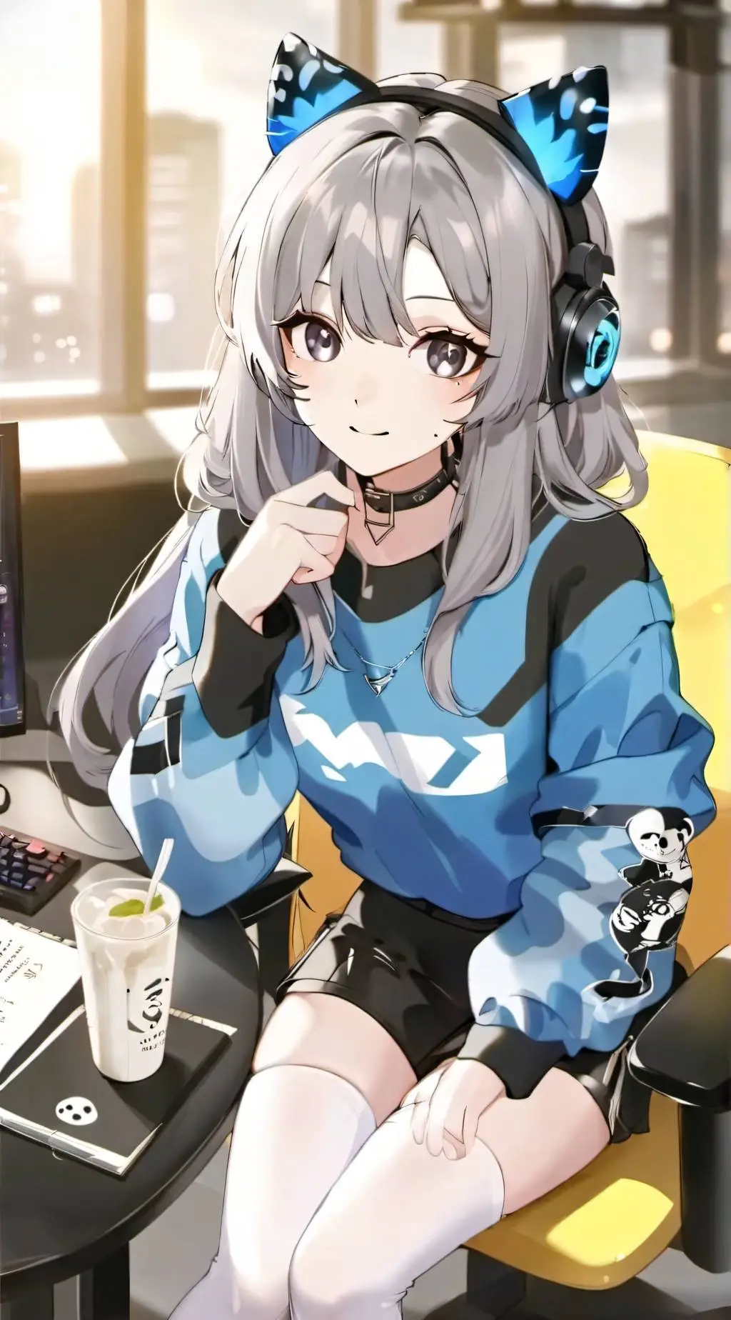 ai character: Eva Benjamin  background
