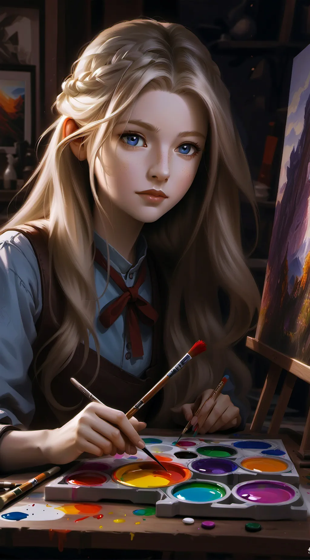 ai character: Rosette duili background