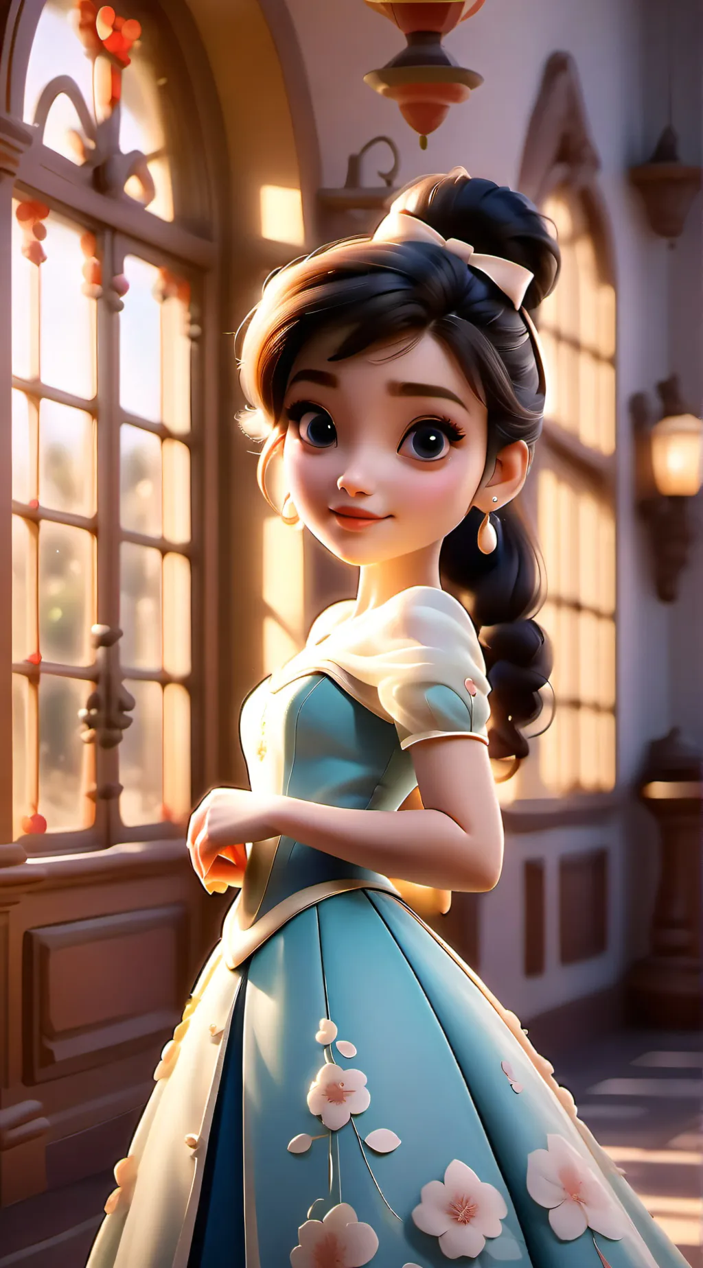 ai character: bella background