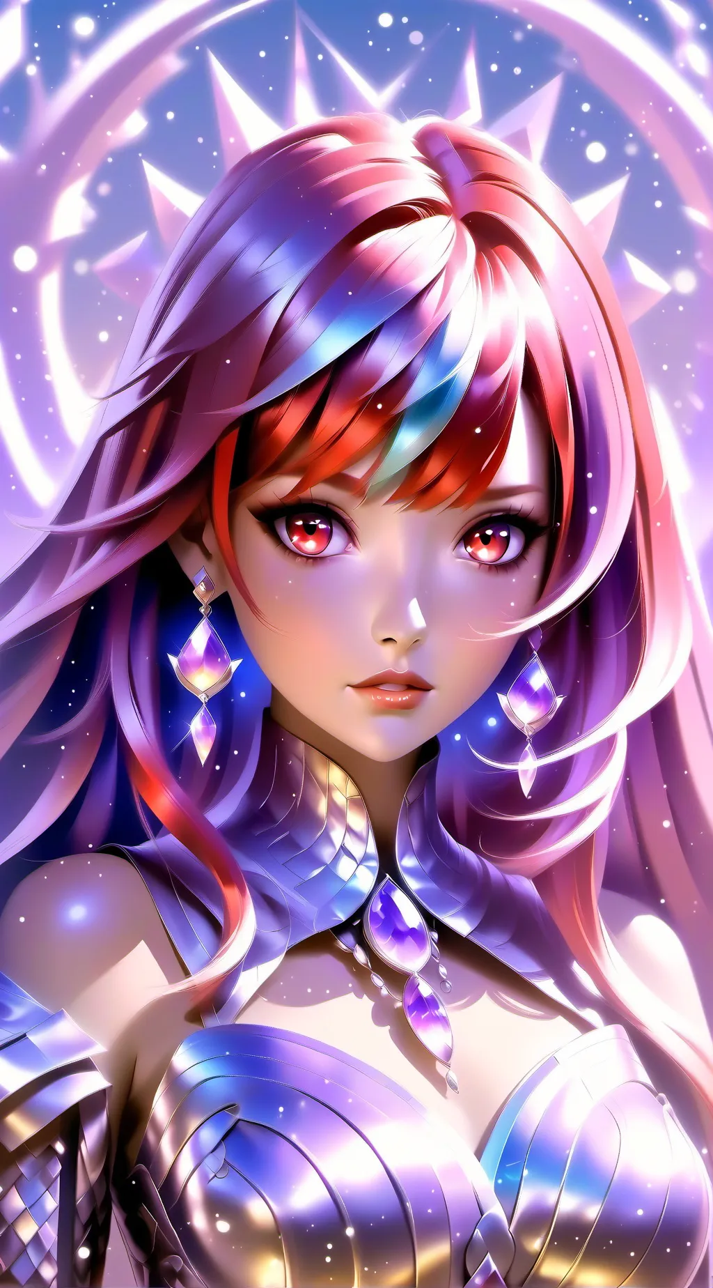 ai character: Red background