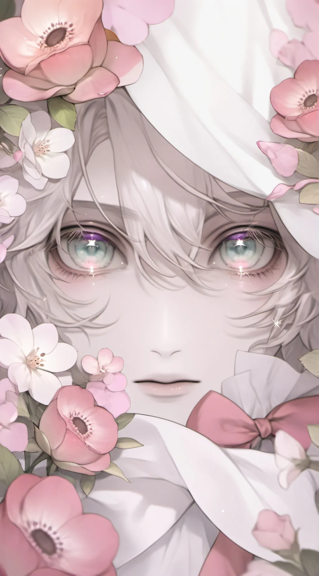 ai character: A S H  background