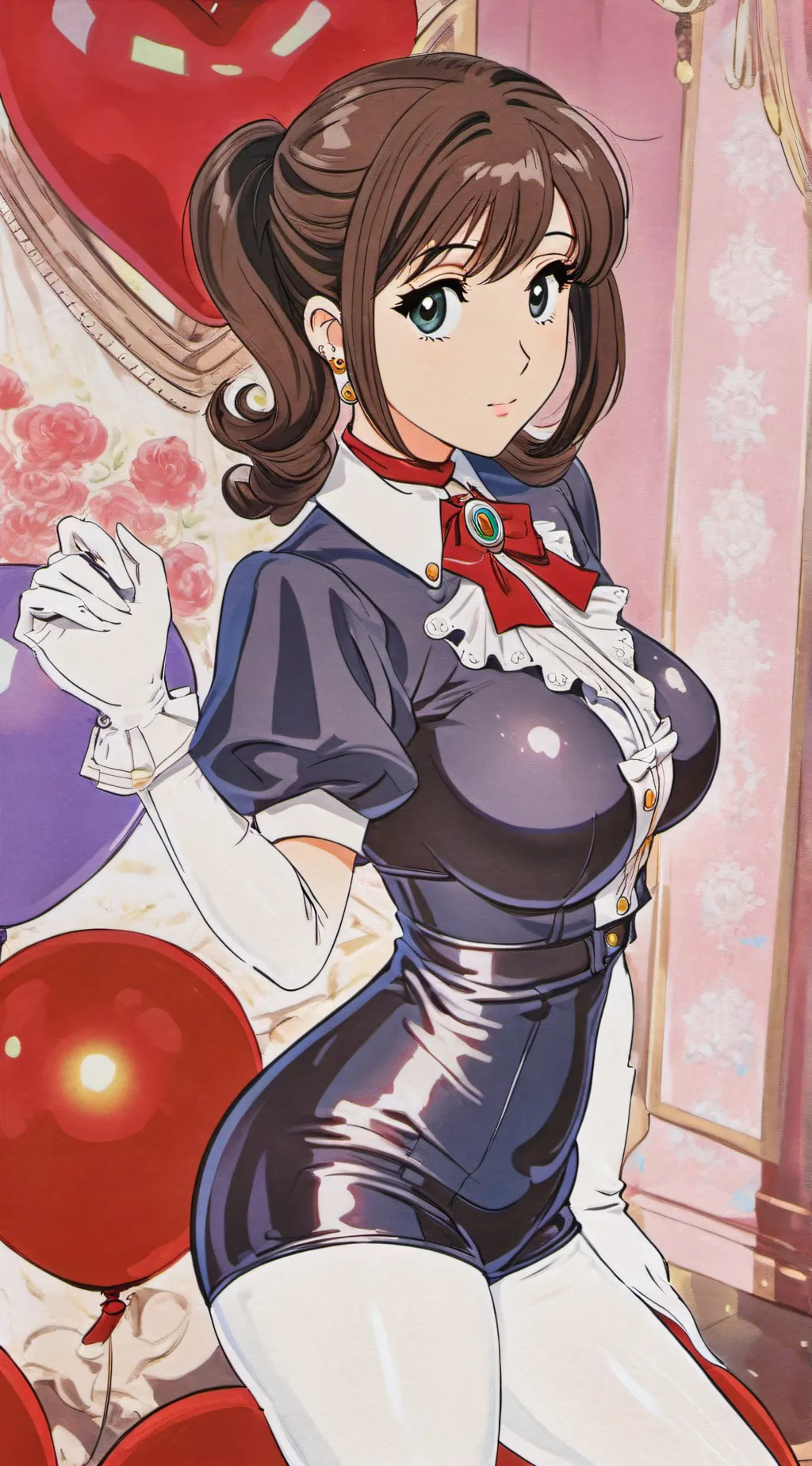 ai character: Sakura background