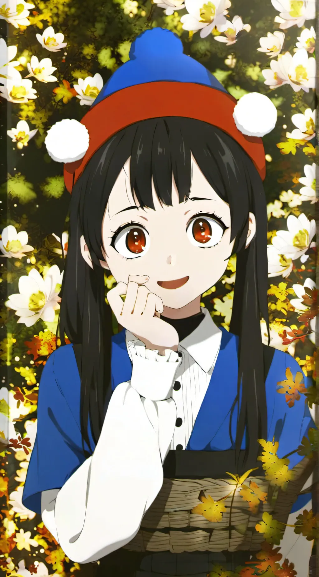 ai character: pomni  background