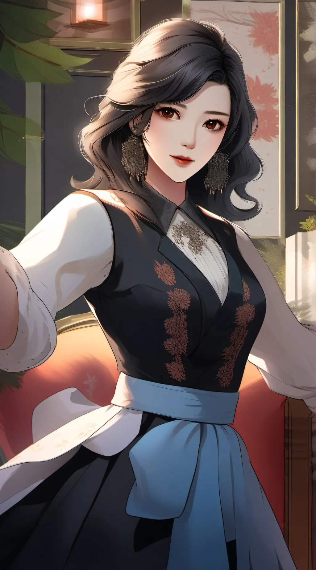 ai character: Sarah background