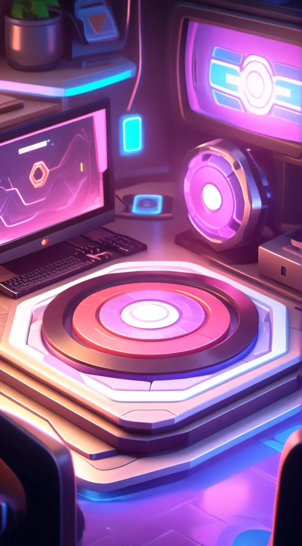 ai character: Online background