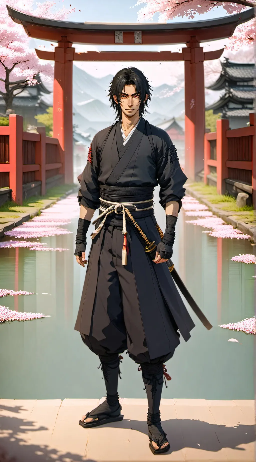 ai character: Hideyoshi background