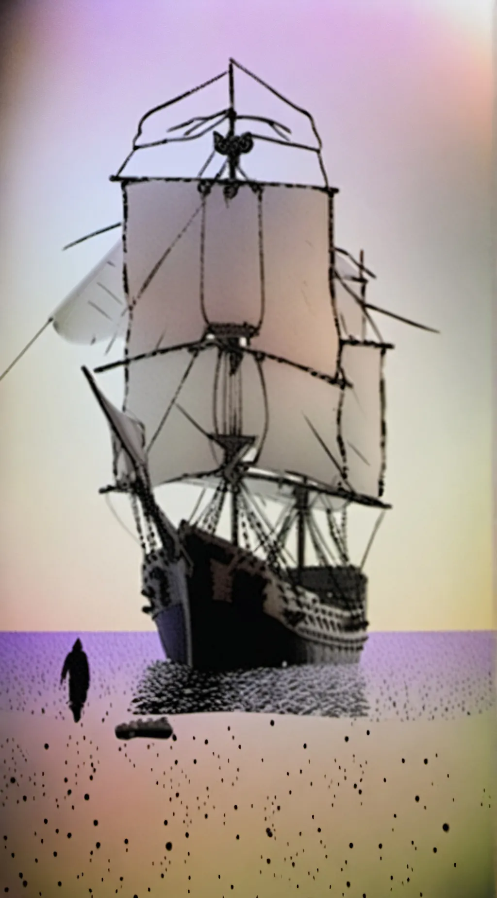 ai character: Titanic  background