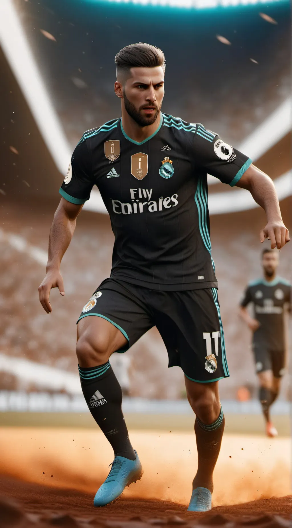 ai character: real madrid background
