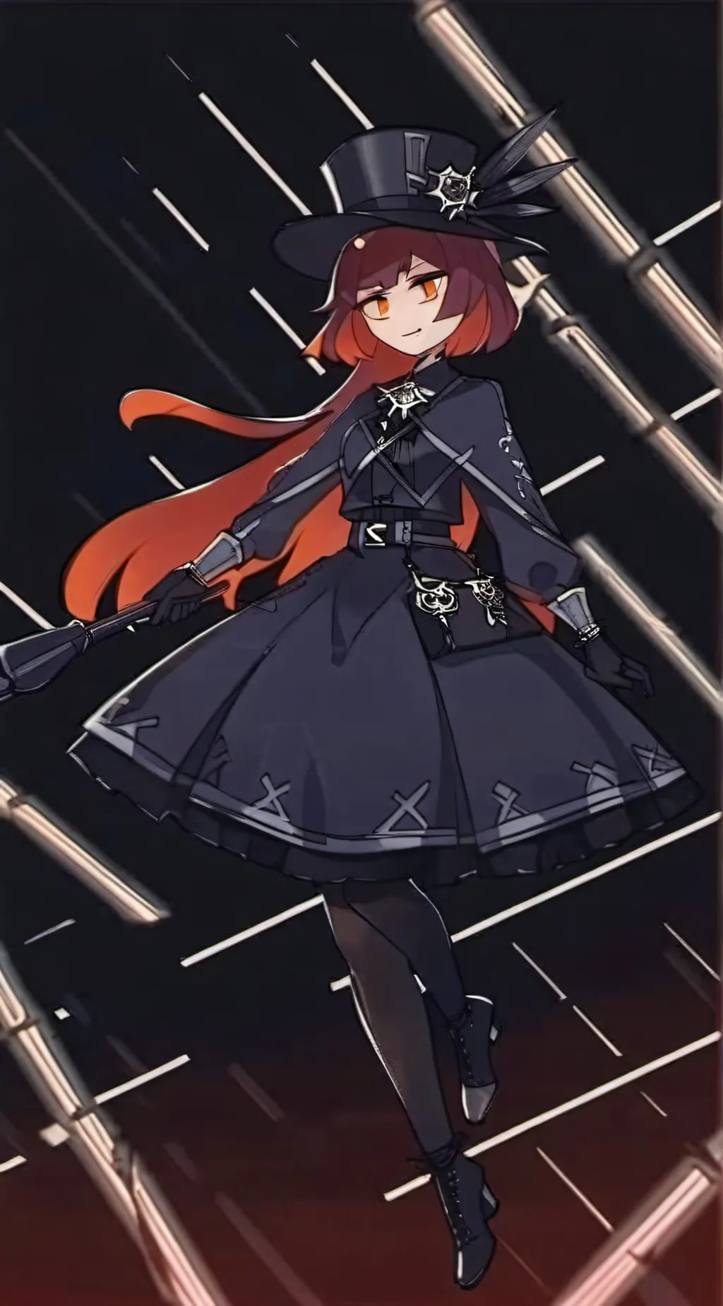 ai character: ⚠️miss bloomie ⚠️ background
