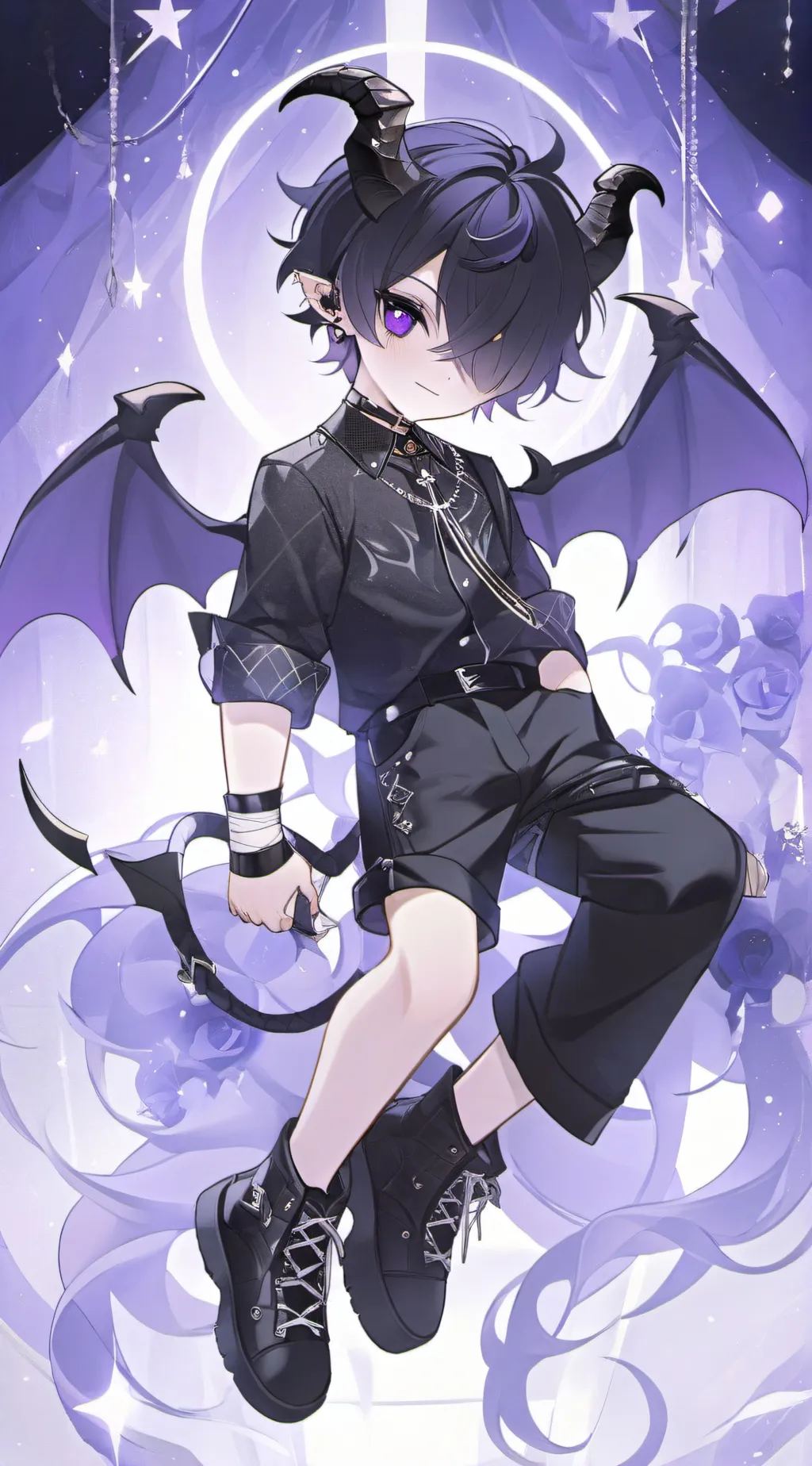 ai character: Oshirou  background