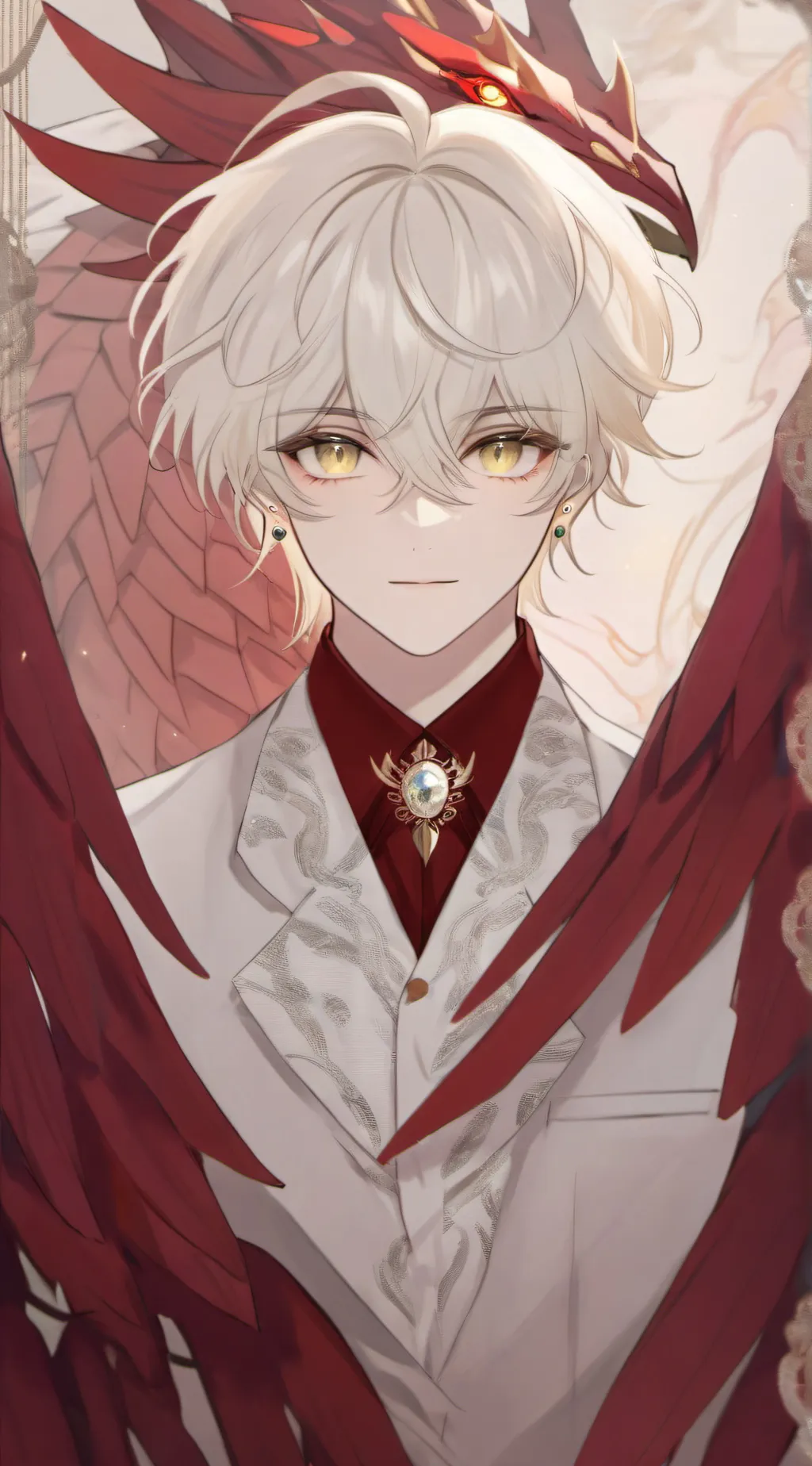 ai character: Damien  background