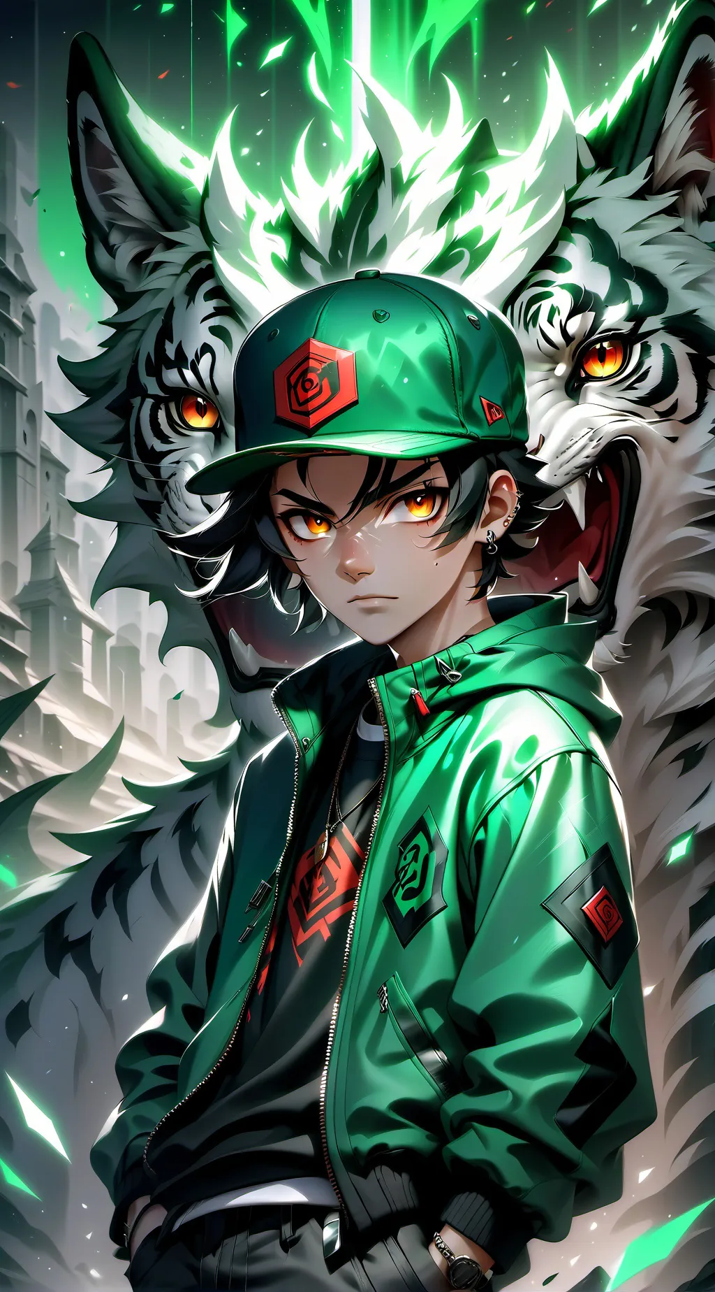 ai character: axel  background