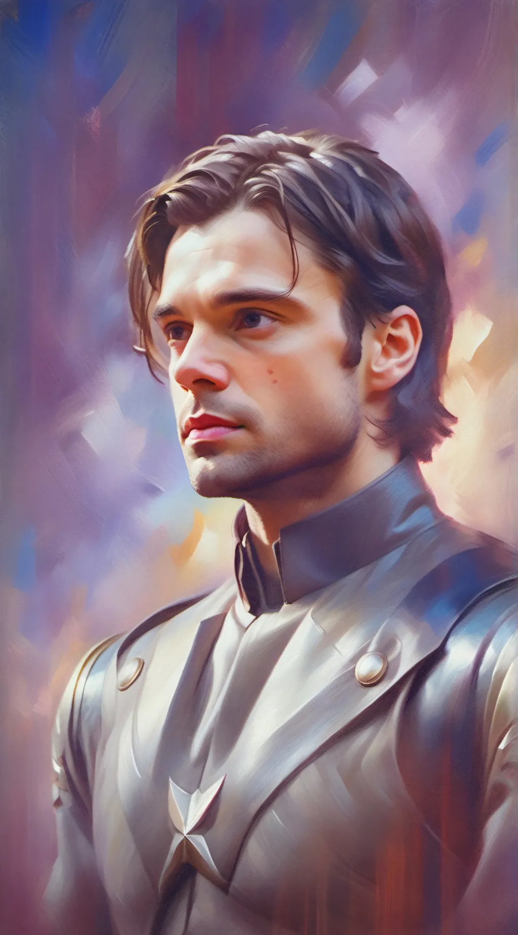 ai character: bucky barnes background