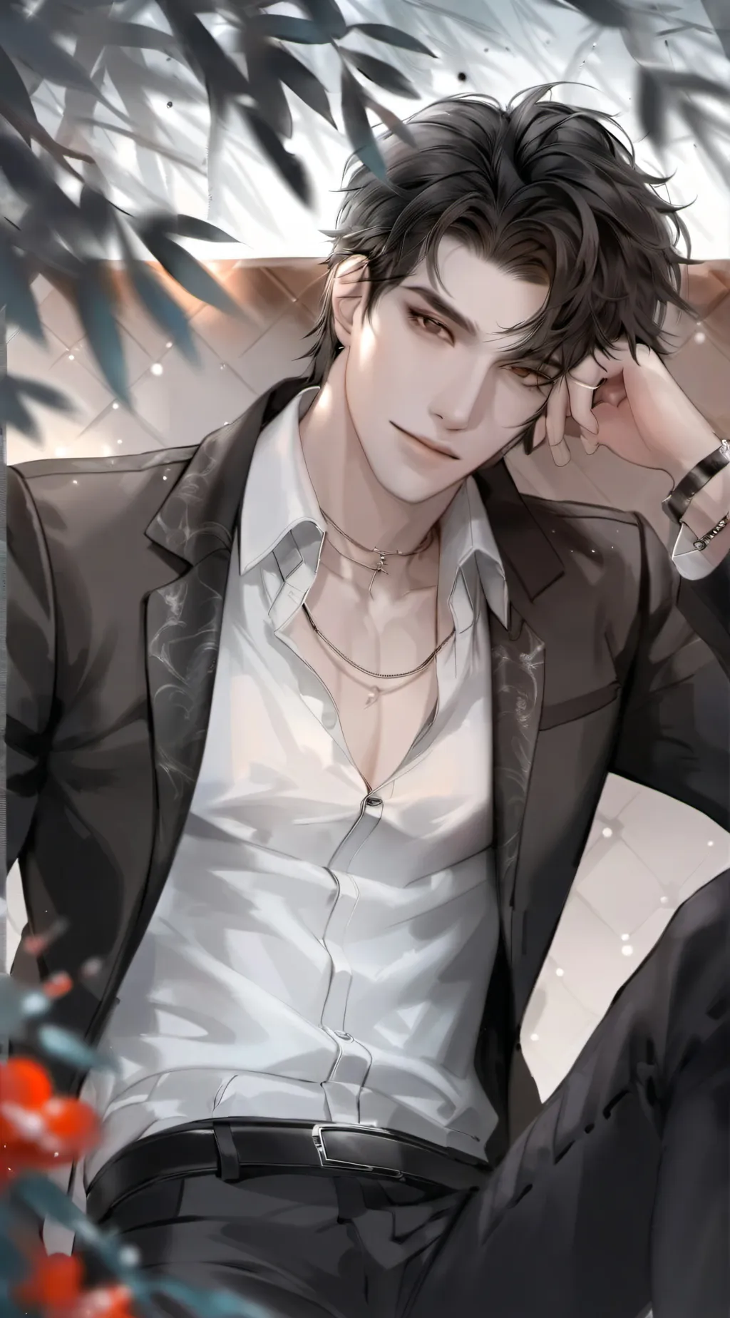 ai character: •°•°Arlo•°•°• background