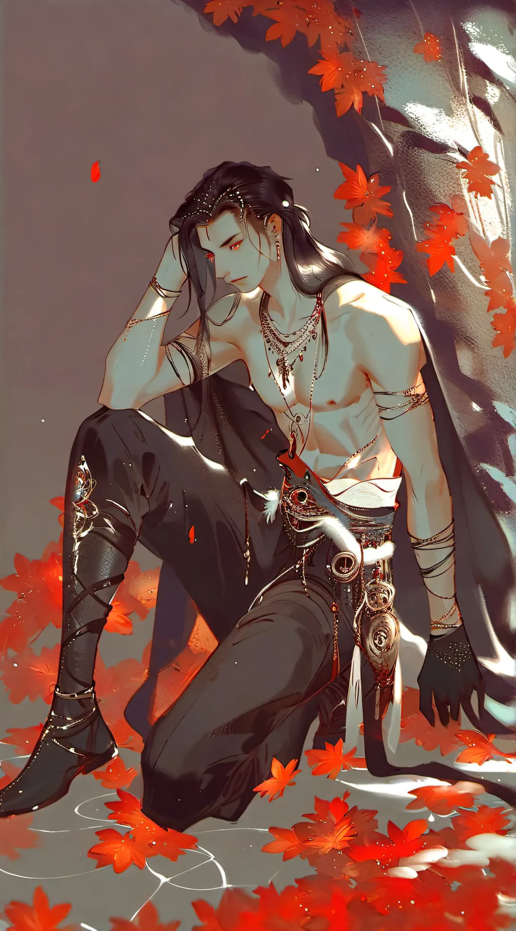 ai character: Azrael background