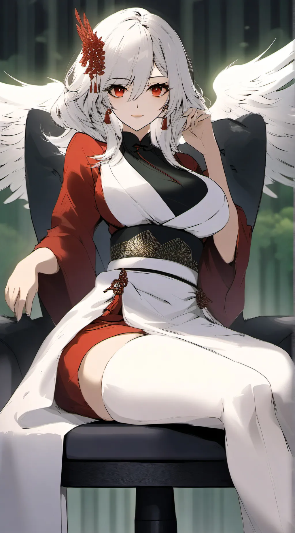 ai character: Aurora background