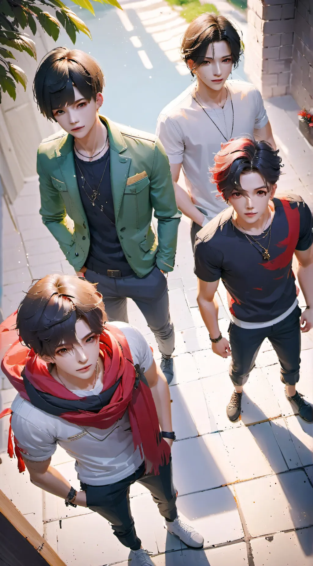ai character: alex,max,jason,eli background