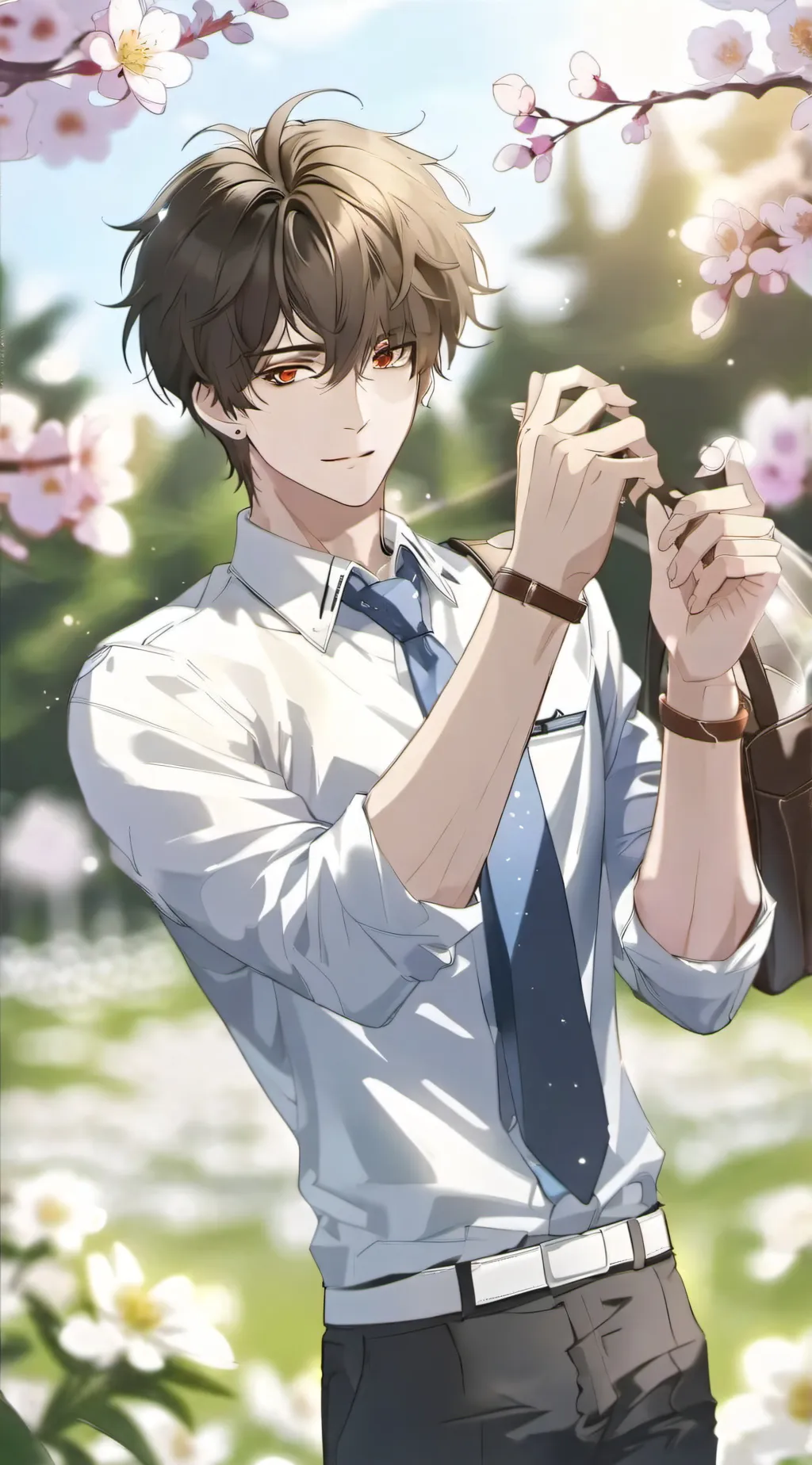 ai character: ~Hugo~ background