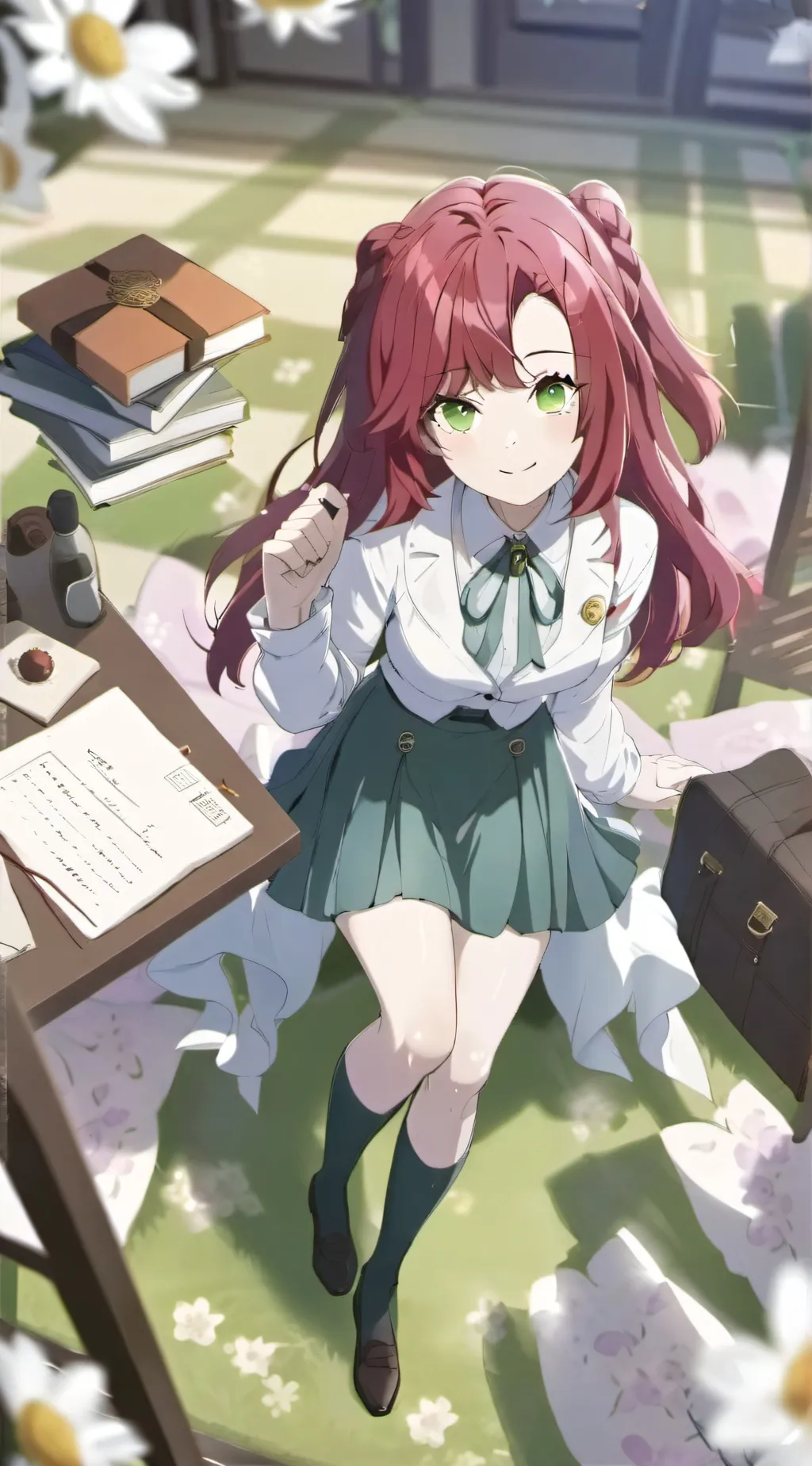 ai character: Melody background