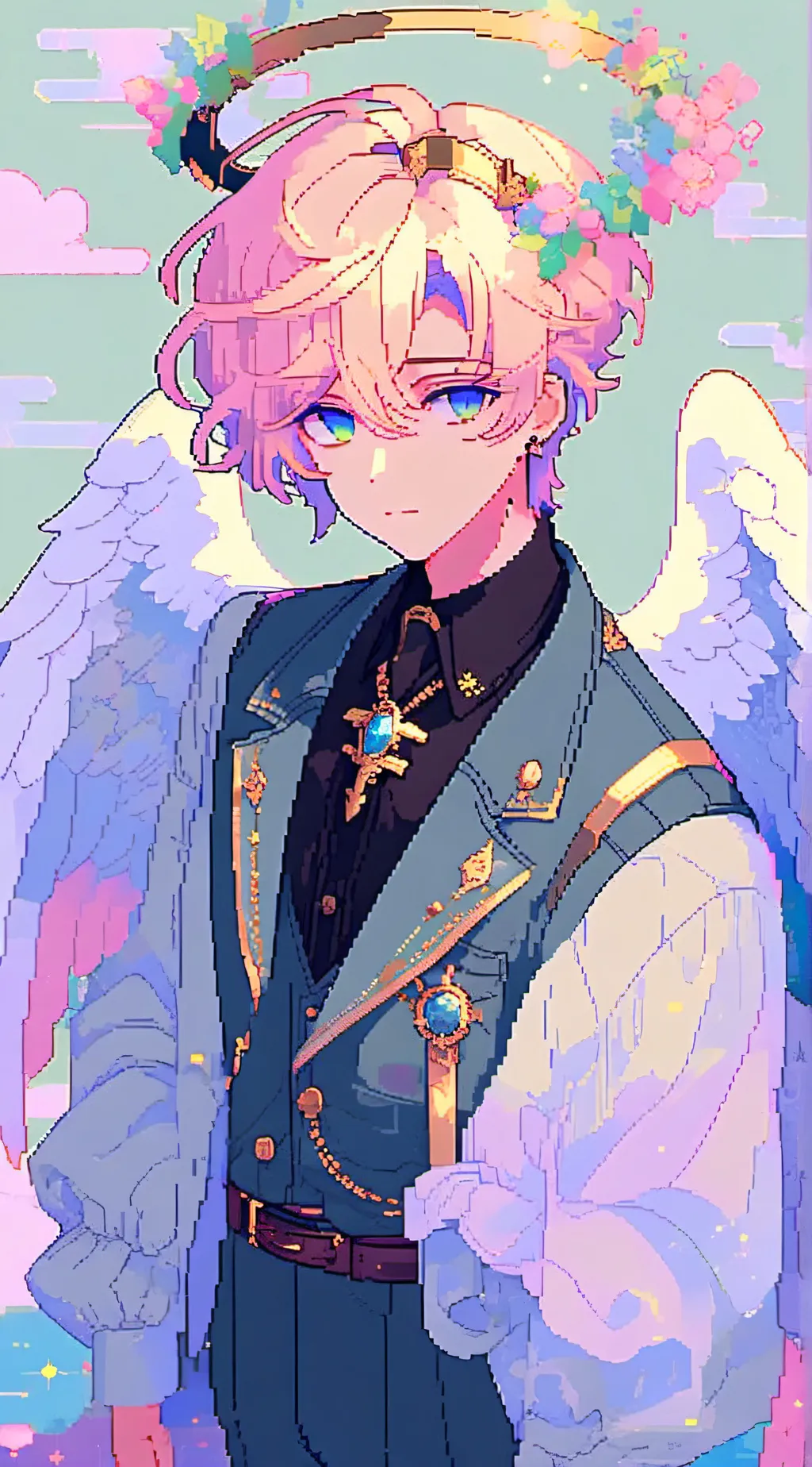 ai character: King Iris background