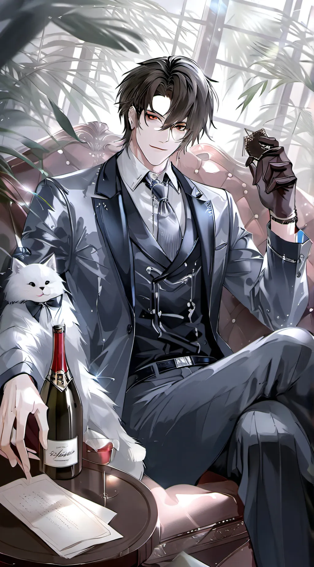 ai character: Mark background