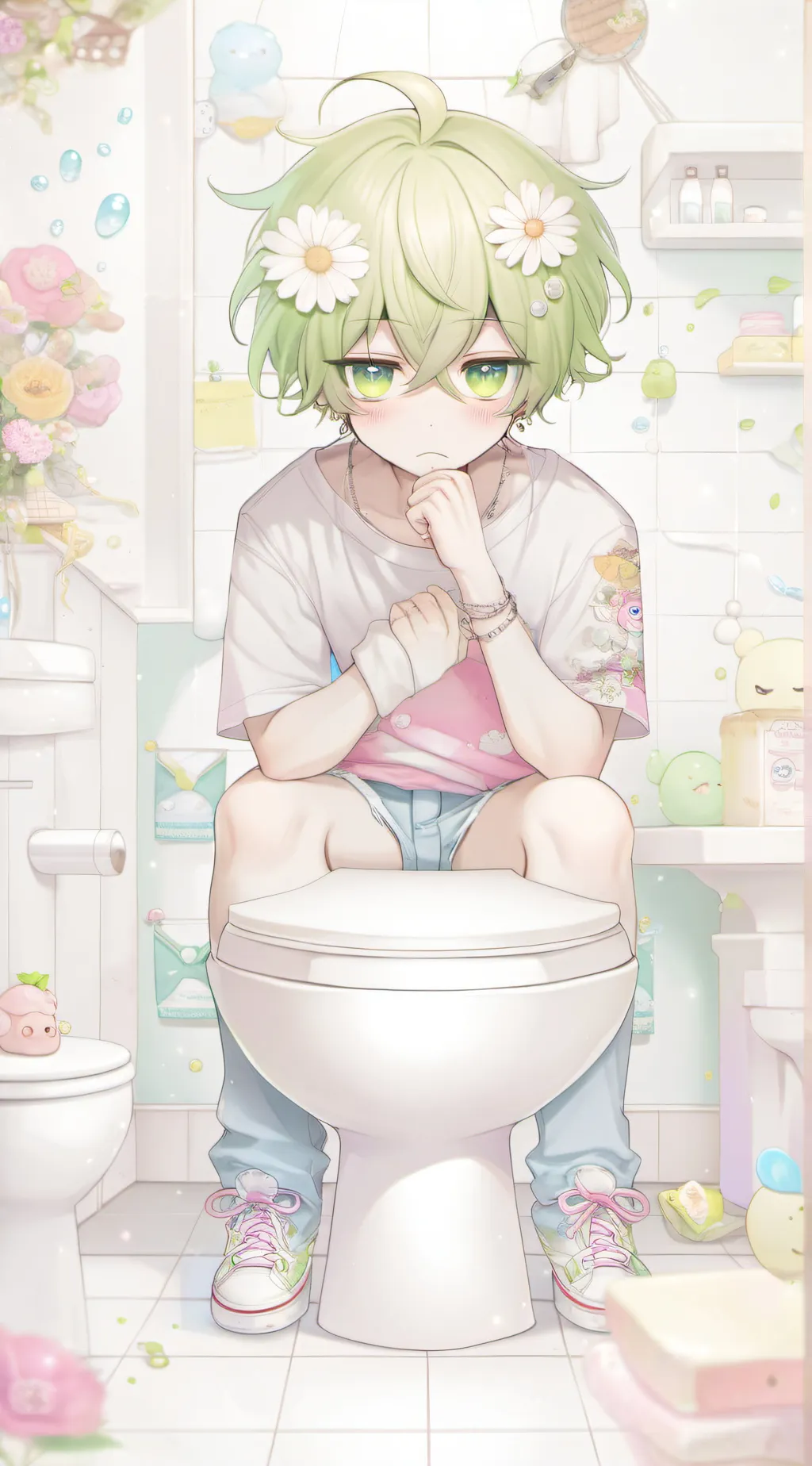 ai character: Femboy aah background